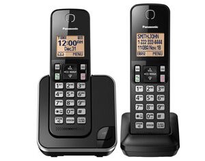 Kit de 3 Teléfonos Inalámbricos DECT 6.0 – Panasonic KX-TGB113LAB – Negro –  Telalca Store Ecuador
