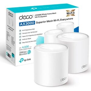 Sistema de 2 Router Mesh - TP-Link DECO-X50-2 - 802.11ax - 3000 Mbps - Gigabit