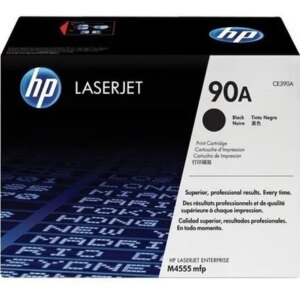 Cartucho de Tóner Negro - HP 90A - LaserJet - Negro - CE390A