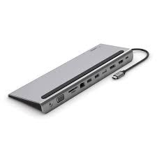 Belkin INC004btSGY Base dock USB-C multipuerto 11 en 1, Gris - INC004btSGY