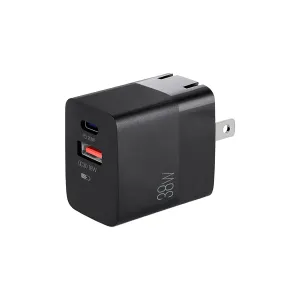 Cargador de Pared ARGOM 38W Pro Tipo USB- C - Negro - ARG-AC-0122BK