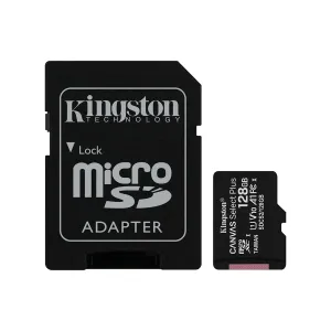 MicroSD Kingston 128GB Canvas - SDCS2/128GB