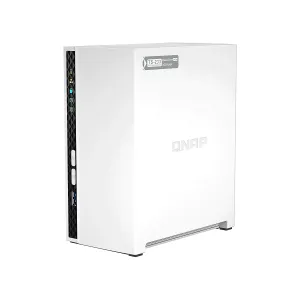 QNAP TS-233-US NAS de escritorio asequible de 2 bahías con procesador ARM Cortex-A55 de cuatro núcleos y 2 GB de RAM - TS-233