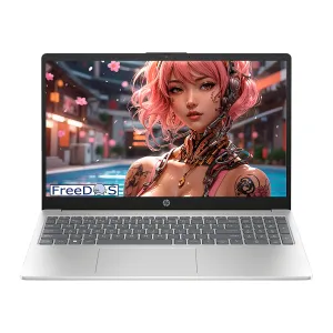 Laptop HP 15.6" 16GB/512GB SSD FreeDos - Plata - A47BMLA