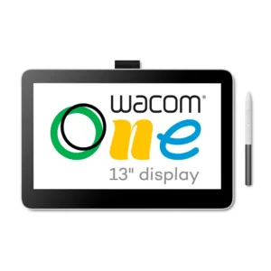 Tablet Digital Wacom One 13 - Para Dibujos Wacom DTH134W0A P8776| 13.3" Color Negro - TABDTH134W0A-W