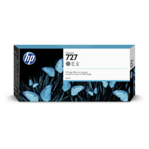 Cartucho de tinta HP 727 DesignJet gris de 300 ml - F9J80A