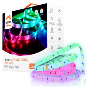 Kit de Cinta Nexxt LED Smart Wi-Fi RGBIC de 5m - NHB-S613