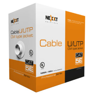 Rollo de Cable UTP Cat 5e - Nexxt AB355NXT31 - 300 Metros - 24-AWG