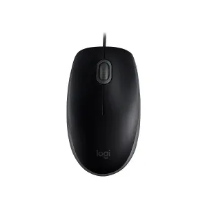 Mouse Logitech Alámbrico M110 Silent Óptico 3 Botones Negro - 910006756
