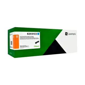 Tóner de Tinta Lexmark 17K 82K4HC0 - Cian