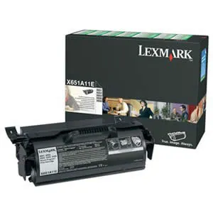 Tóner Lexmark X651A11L - Negro - Programa Retorno
