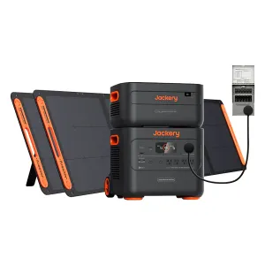 Estación Power Station - Jackery 2000 Plus con Panel Solar - 200W - Baterías LiFePO4 - EXPLORER 2000 Plus