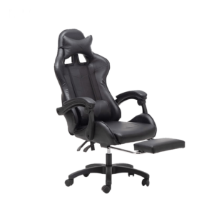 Silla para Gamer con Reposapies - Multifunción - Negra - Apex - 1OSM90