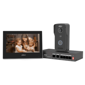 Kit Cámara y Monitor - Dahua DHI-KTP03 - IP Audio Doble Vía - Cámara 1MP - DHI-KTP03