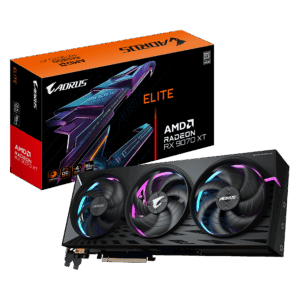 Tarjeta Gráfica AORUS GV-R9070XT - PCI Express 5.0 x16 - AMD - AMD RX9070 - GDDR7 - DisplayPort / HDMI - GV-R9070XTAORUS E-16GD